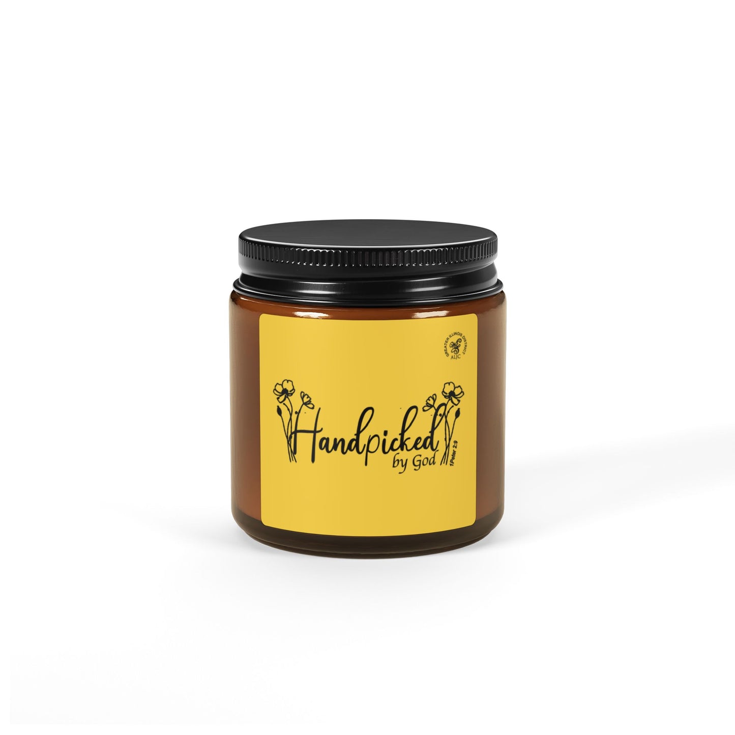 Scented Soy Candle (Multi-Size, Amber Jar)