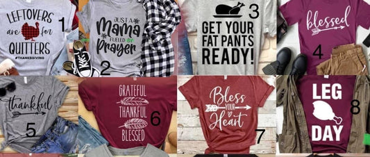 Holiday Hoodie Designs 1-8