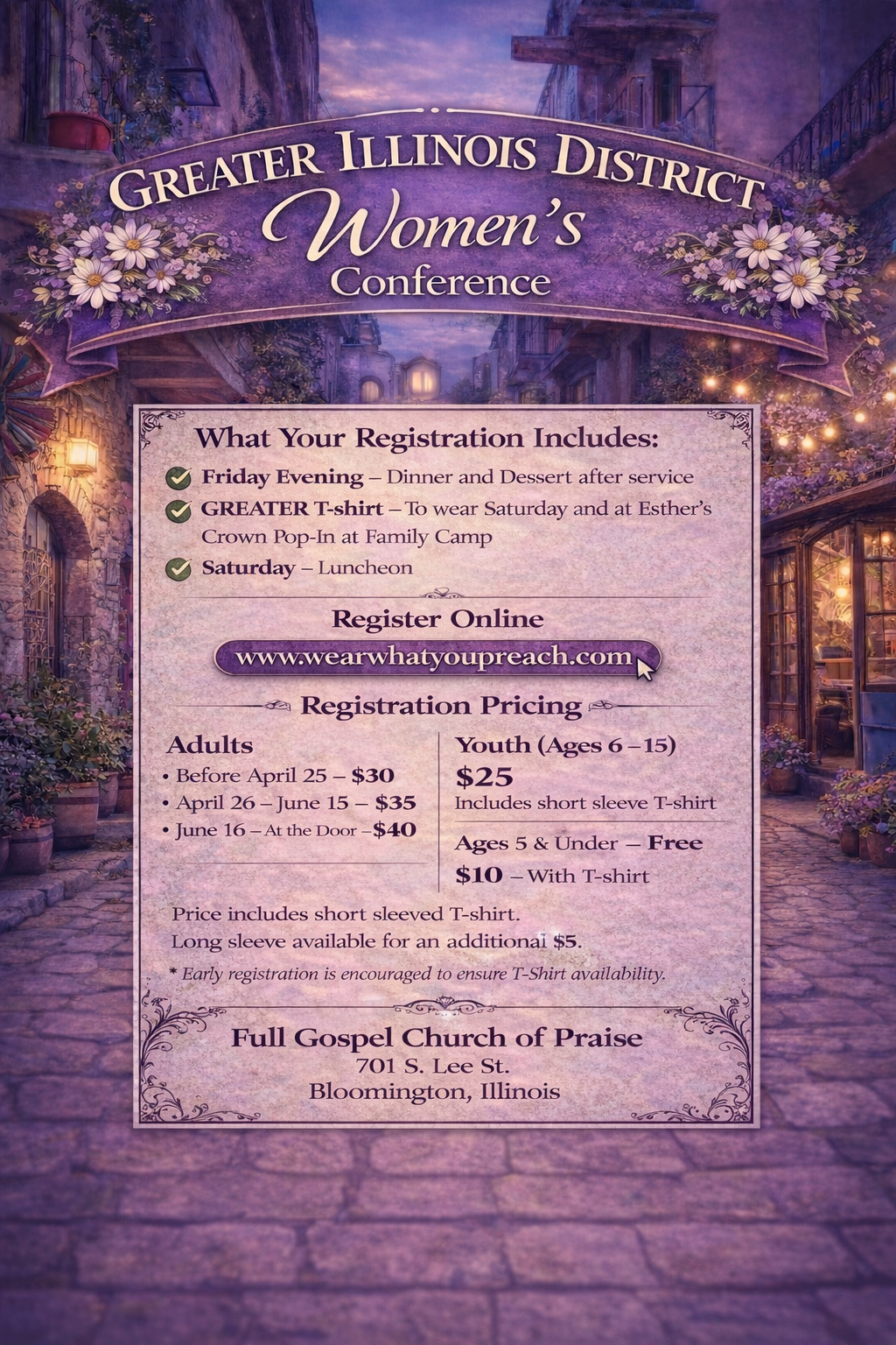 WE Inscripción a la Conferencia